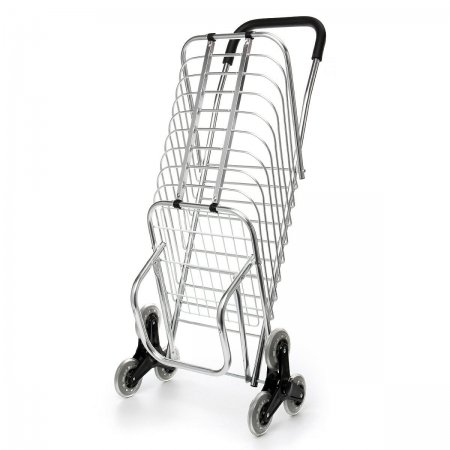 6 Wheels Folding Portable Stair Home Travel Shopping Cart Trolley Ladder Climb