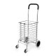 Portable Folding Shopping Basket Cart Trolley Four Wheel Aluminum Alloy