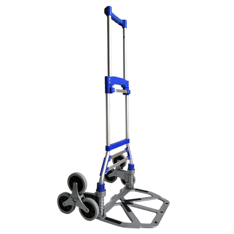 New 6 Wheels Aluminum Stair Climbing Cart Portable Folding Hand Truck